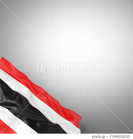 Thailand - national flag and gradient background - square format - 3D illustration 134601630
