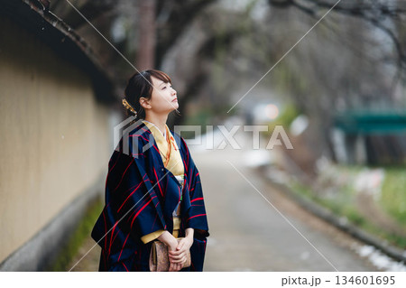 着物を着た女性 134601695
