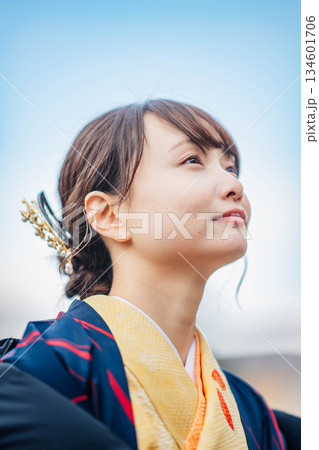 着物を着た女性 134601706