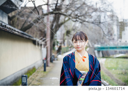 着物を着た女性 着物を着た女性 134601714