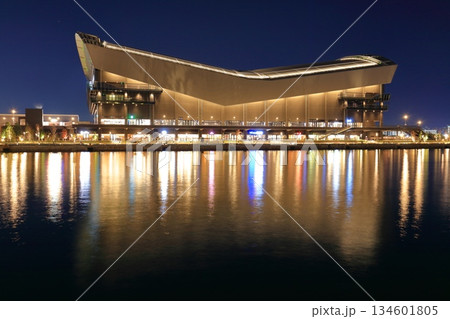【兵庫県】神戸アリーナの夜景 134601805