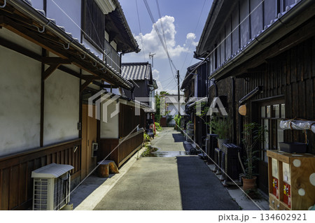 八女福島　商家町の町並み　福岡県八女市 134602921