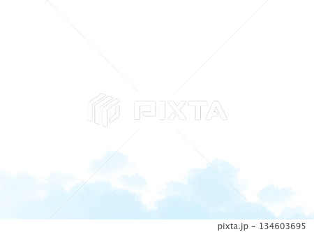 シンプルな空のイラスト シンプルな空のイラスト 134603695