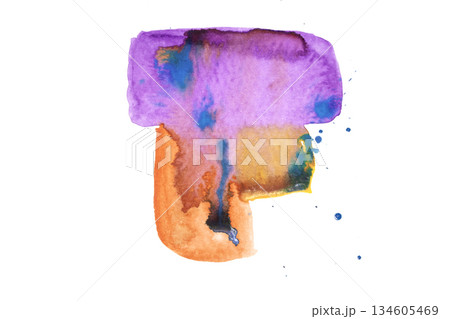 Abstract watercolour ink and paint swirl squares blots and abstract background Abstract watercolour ink and paint swirl squares blots and abstract background 134605469