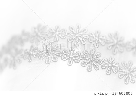 レース・フラワー 背景素材 134605809