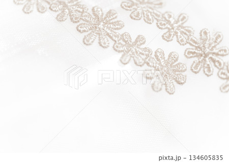 レース・フラワー 背景素材 134605835