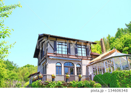 愛知県豊田市、旧豊田喜一郎邸の風景 134606348