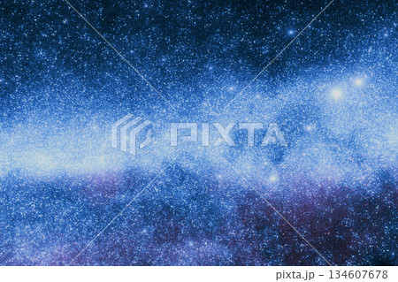 Beautiful starry sky wallpaper. Deep space with many stars and galaxies. Amazing Cosmos background 134607678