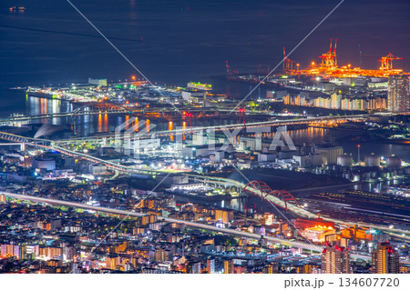 神戸　掬星台からの夜景 134607720