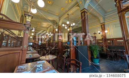 Interior design of the historic restaurant 134608075