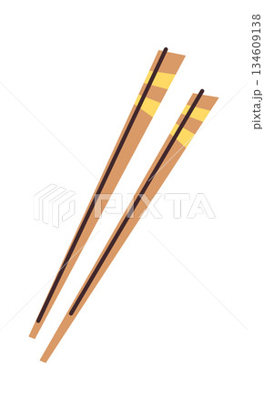 Wooden sushi chopstick sticker design Wooden sushi chopstick sticker design 134609138