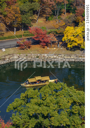 Osaka city in Japan 134609991