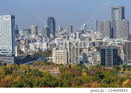 Osaka city in Japan 134609993