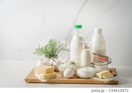 Fresh dairy products Fresh dairy products 134610972