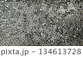 Steel nuts texture background for manufacturing and industry 134613728