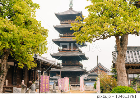 shikoku, JAPAN - may 2 2025 Motoyama Temple No. 70 in the Shikoku Pilgrimage 134613761