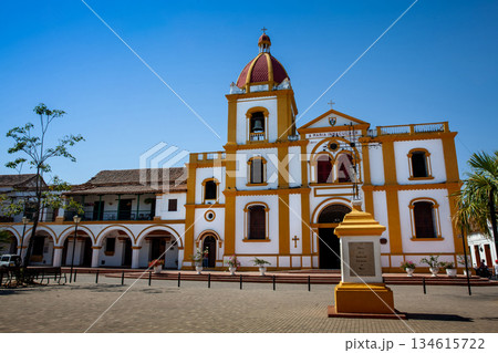 Historical Church of the Immaculate Conception built in 1843 in the beautiful Heritage Town of Mompox in Colombia Historical Church of the Immaculate Conception built in 1843 in the beautiful Heritage Town of Mompox in Colombia 134615722