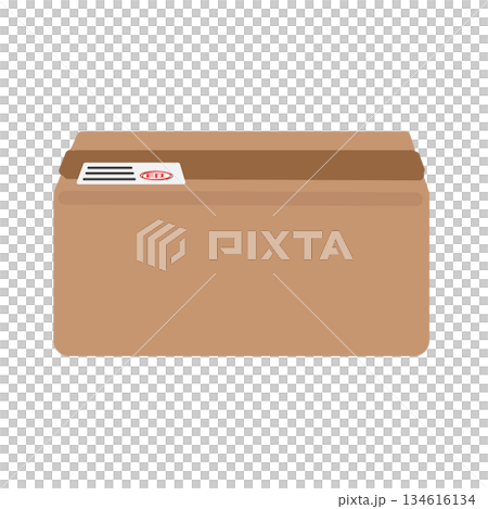 紙箱和發貨單插圖 134616134
