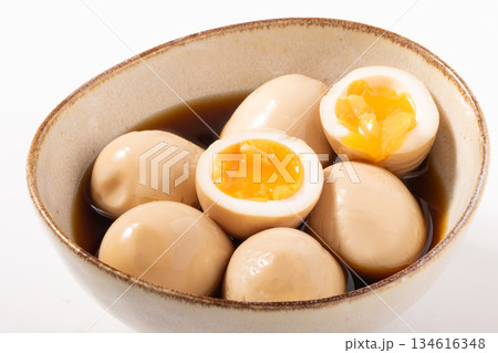 半熟 煮卵 半熟 煮卵 134616348