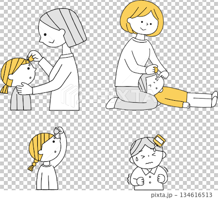 Children's set of eye drops, monochrome 134616513