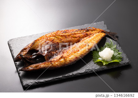 とろ鯖 　旨辛干し　焼き 134616692