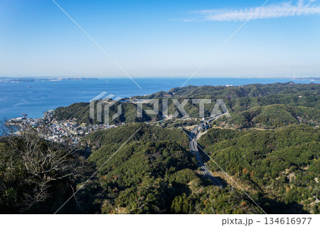 千葉県房総半島の鋸山 千葉県房総半島の鋸山 134616977