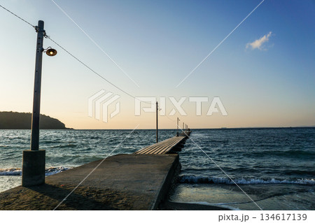 千葉県南房総の岡本桟橋 134617139