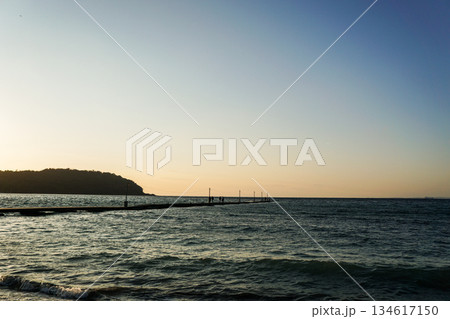 千葉県南房総の岡本桟橋 134617150