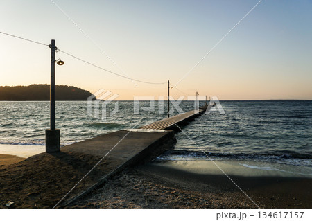千葉県南房総の岡本桟橋 134617157