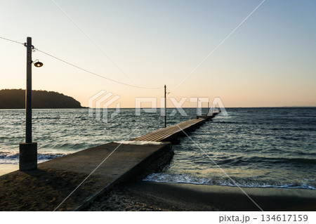 千葉県南房総の岡本桟橋 134617159
