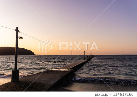 千葉県南房総の岡本桟橋 134617166