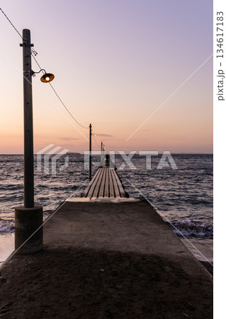 千葉県南房総の岡本桟橋 134617183