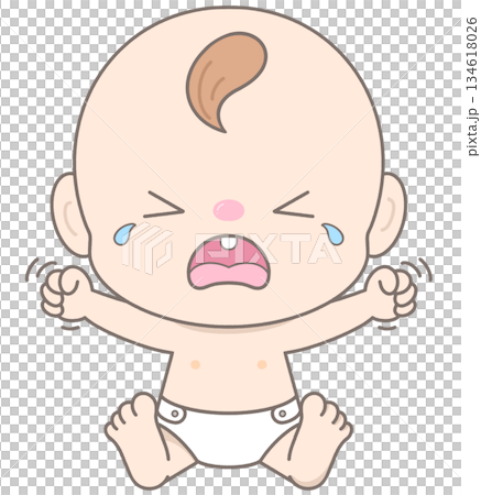 little cute baby boy crying little cute baby boy crying 134618026