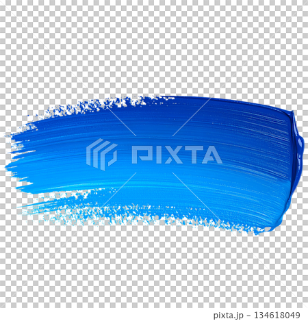 藍色畫筆墨水 134618049