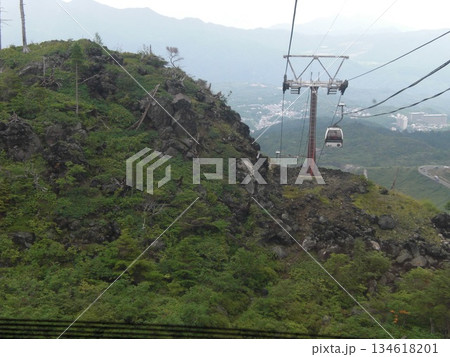 ロープウェイから見た山頂 134618201