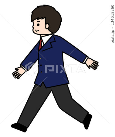 歩いている男の子 歩いている男の子 134618260