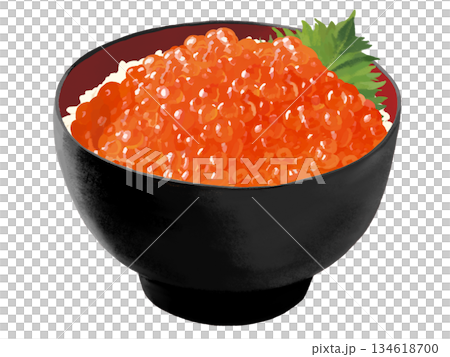 いくら丼（黒赤椀） 134618700