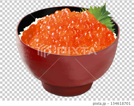 鮭魚籽碗（紅黑相間的碗） 134618701