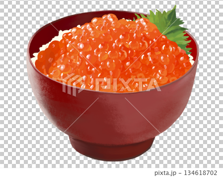 いくら丼(赤椀) いくら丼(赤椀) 134618702