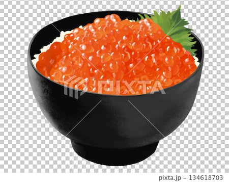 いくら丼(黒椀) いくら丼(黒椀) 134618703