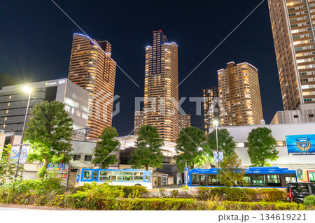 《神奈川県》武蔵小杉タワーマンション郡の夜景 134619221