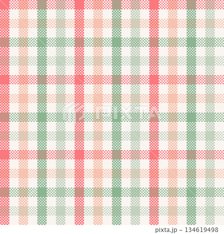 4色ギンガムチェック/赤×グリーン 134619498