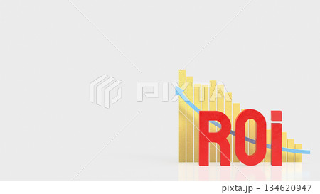 Return on Investment Growth and Performance Analysis Concept 3d render. Return on Investment Growth and Performance Analysis Concept 3d render. 134620947