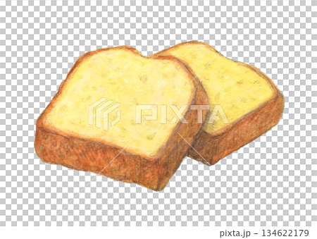 Quatre-quarts Simple Butter Cake Watercolor and colored pencil illustration Quatre-quarts Simple Butter Cake Watercolor and colored pencil illustration 134622179