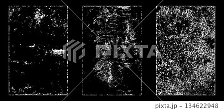 Black and white grunge. Distress overlay texture. Abstract surface dust and rough dirty wall background concept. Distress illustration simply place over object to create grunge effect. Vector EPS10. 134622948