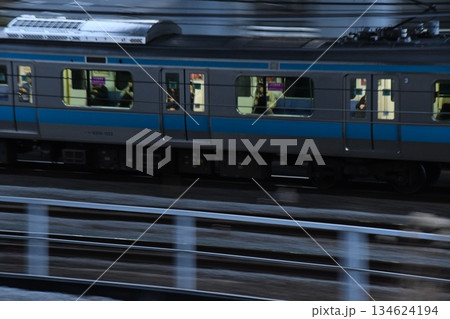 電車の流し撮り 134624194