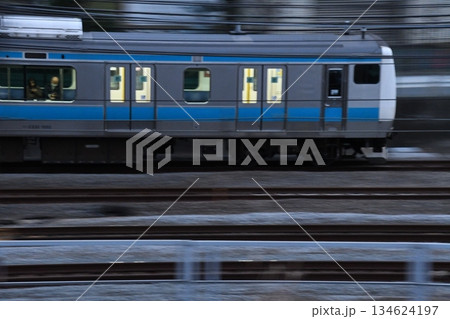 電車の流し撮り 電車の流し撮り 134624197