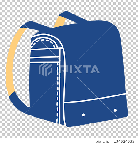 書包簡圖 - 入學典禮/小學生圖標 134624635