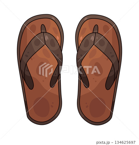 illustration of Flip flops 134625697
