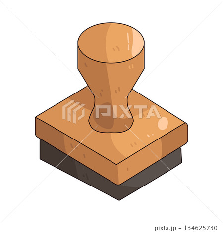 illustration of Rubber stamp illustration of Rubber stamp 134625730